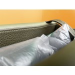 Halzan31 silver buckle jungle green TC leather